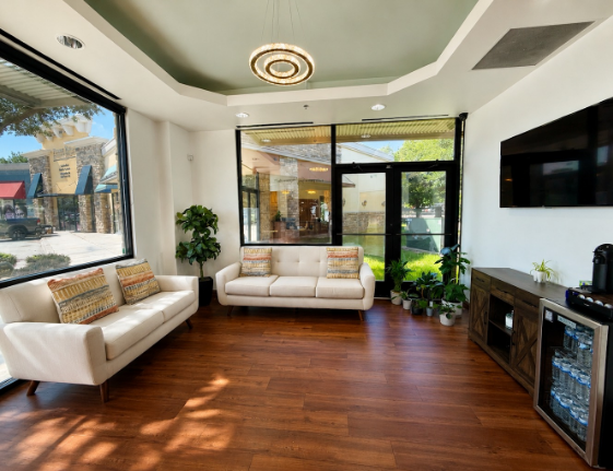 Our dental practice waiting room